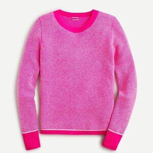 NWT J.Crew Limited-edition Cashmere Crewneck Sweater with Bird's-eye Stitch M